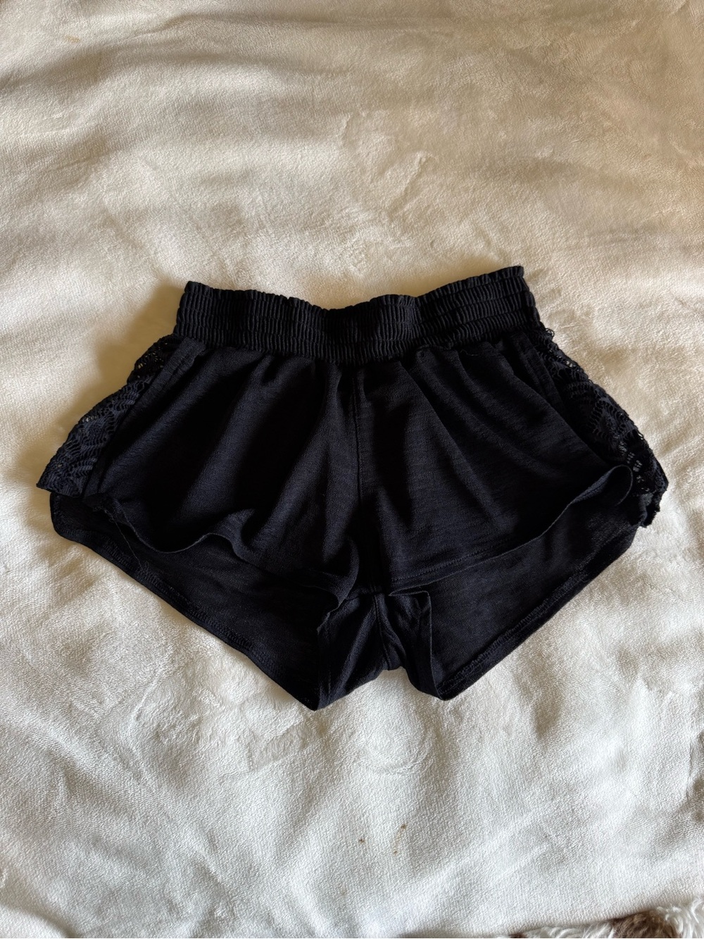 Women's Black Swim Cover up Shorts